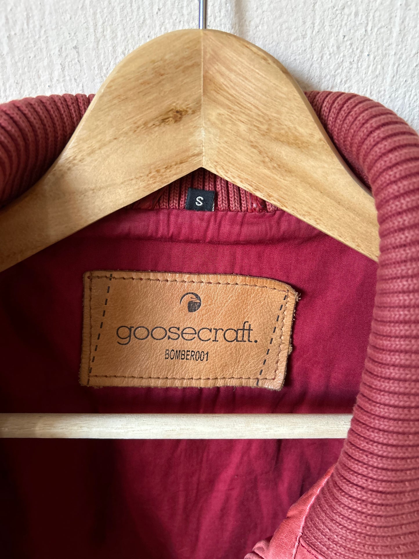 Goosecraft leather bomber