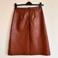 Faux leather skirt M