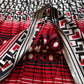 Vintage pleated long skirt