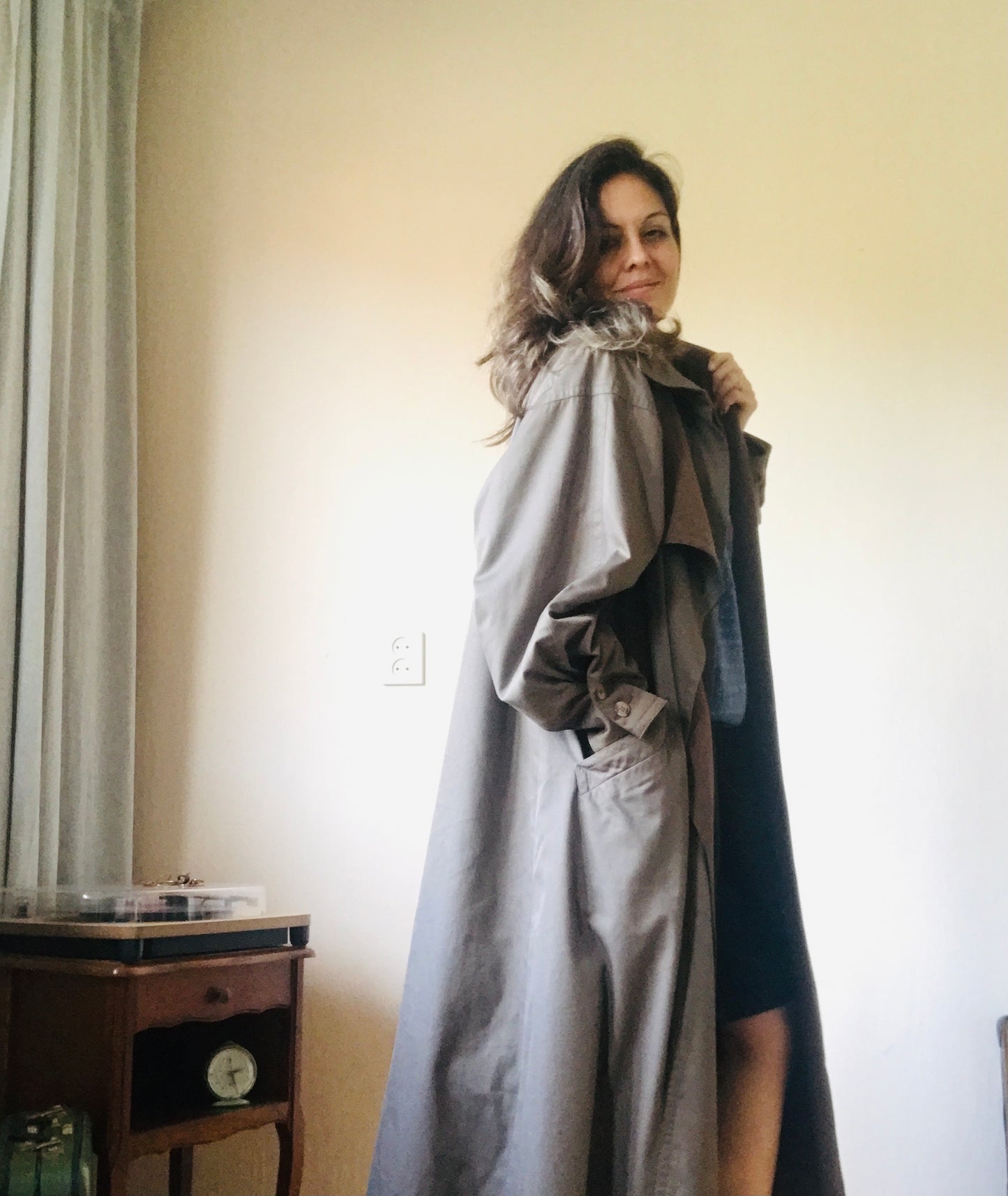 Vintage maxi trench 90s