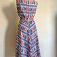 Vintage tie belt dress 70s