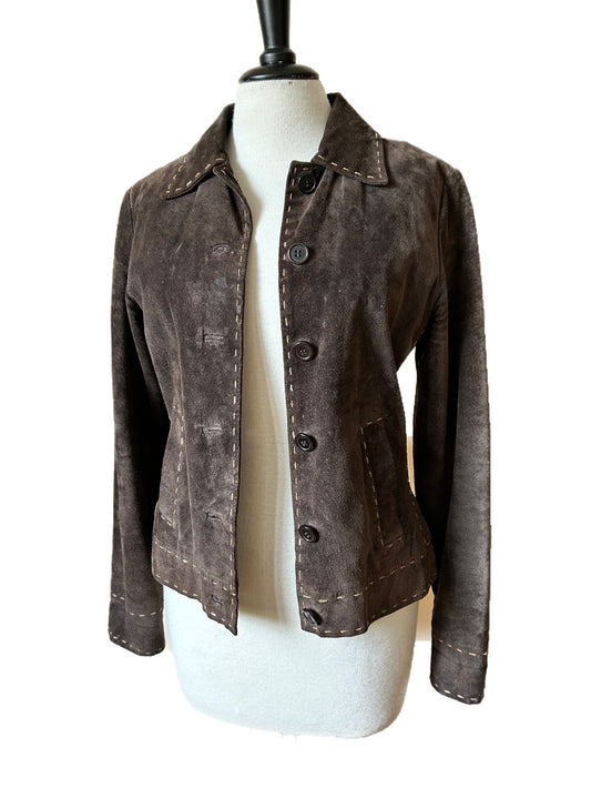 Vintage brown suede jacket