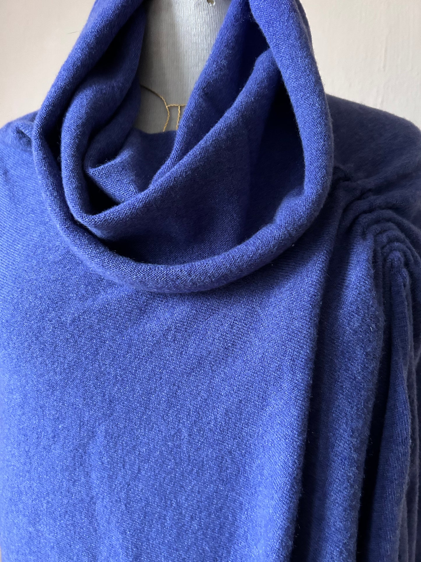 Cashmere poncho