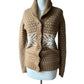 Angora wool blend cardigan