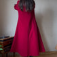 Cashmere wool blend maxi coat