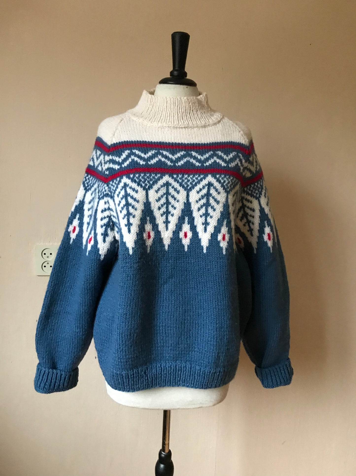 Nordic knit pullover