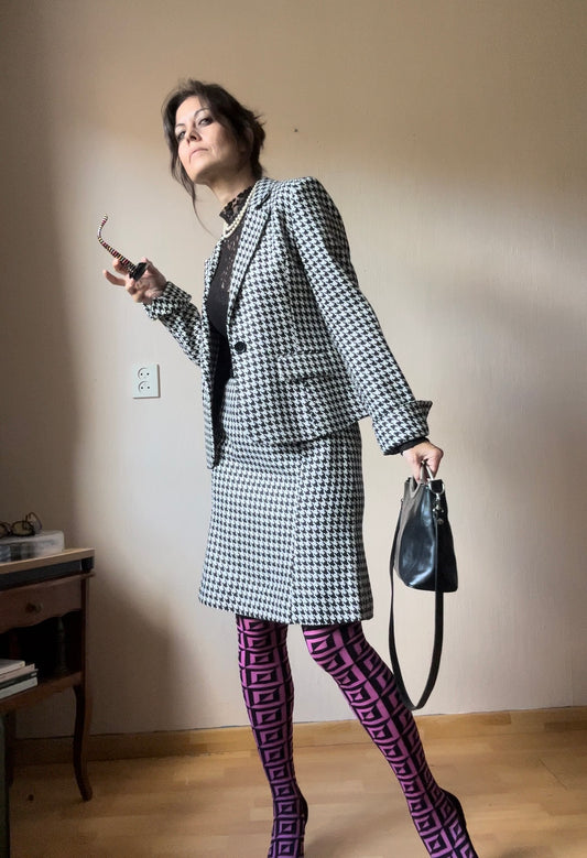 Houndstooth tailleur