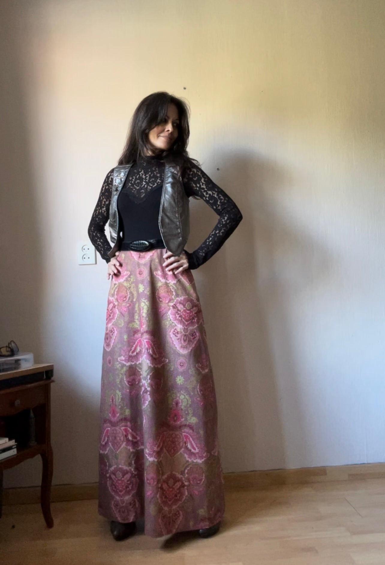 70s maxi skirt