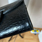 Vintage leather clutch