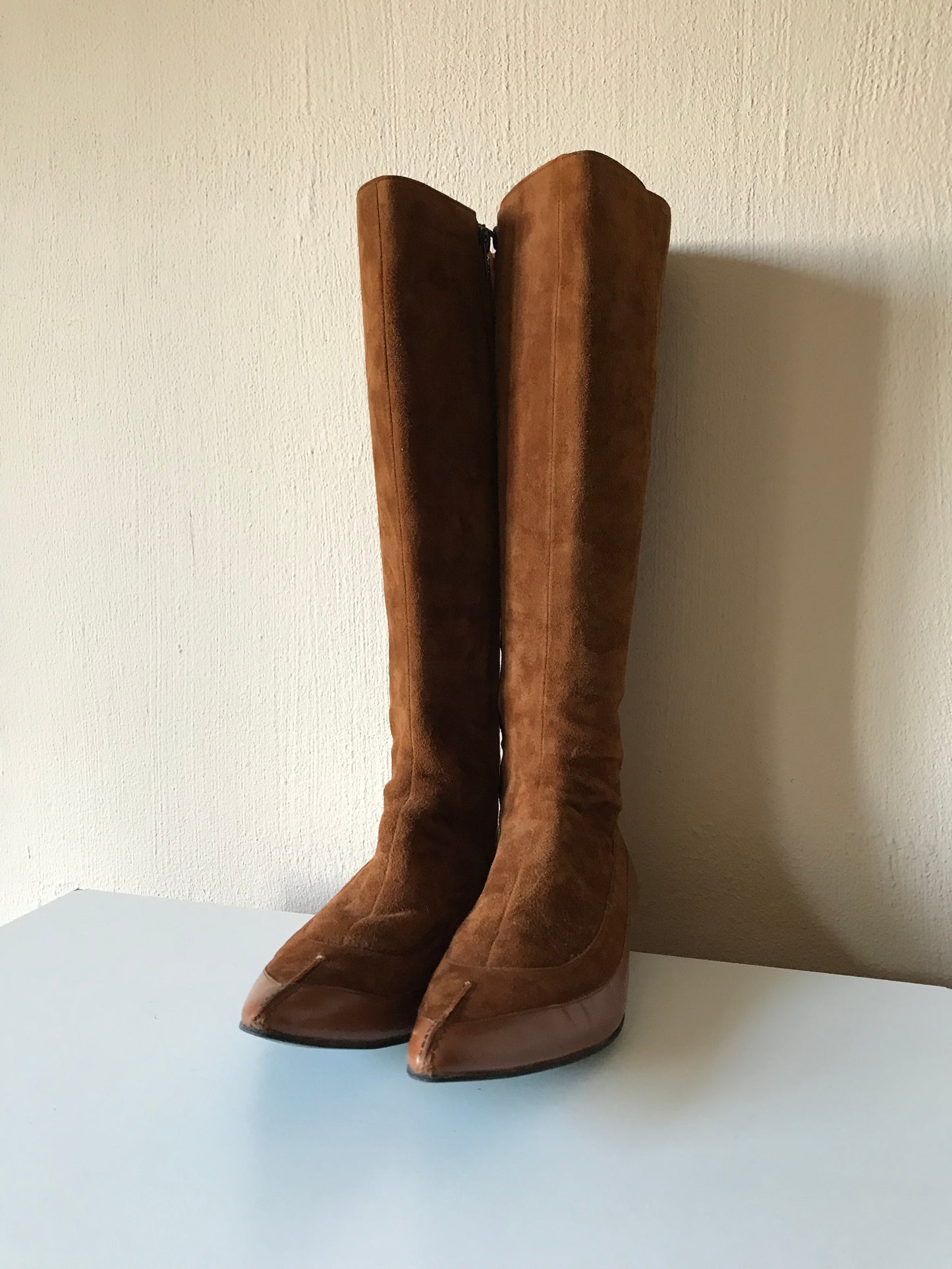 Vintage suede boots