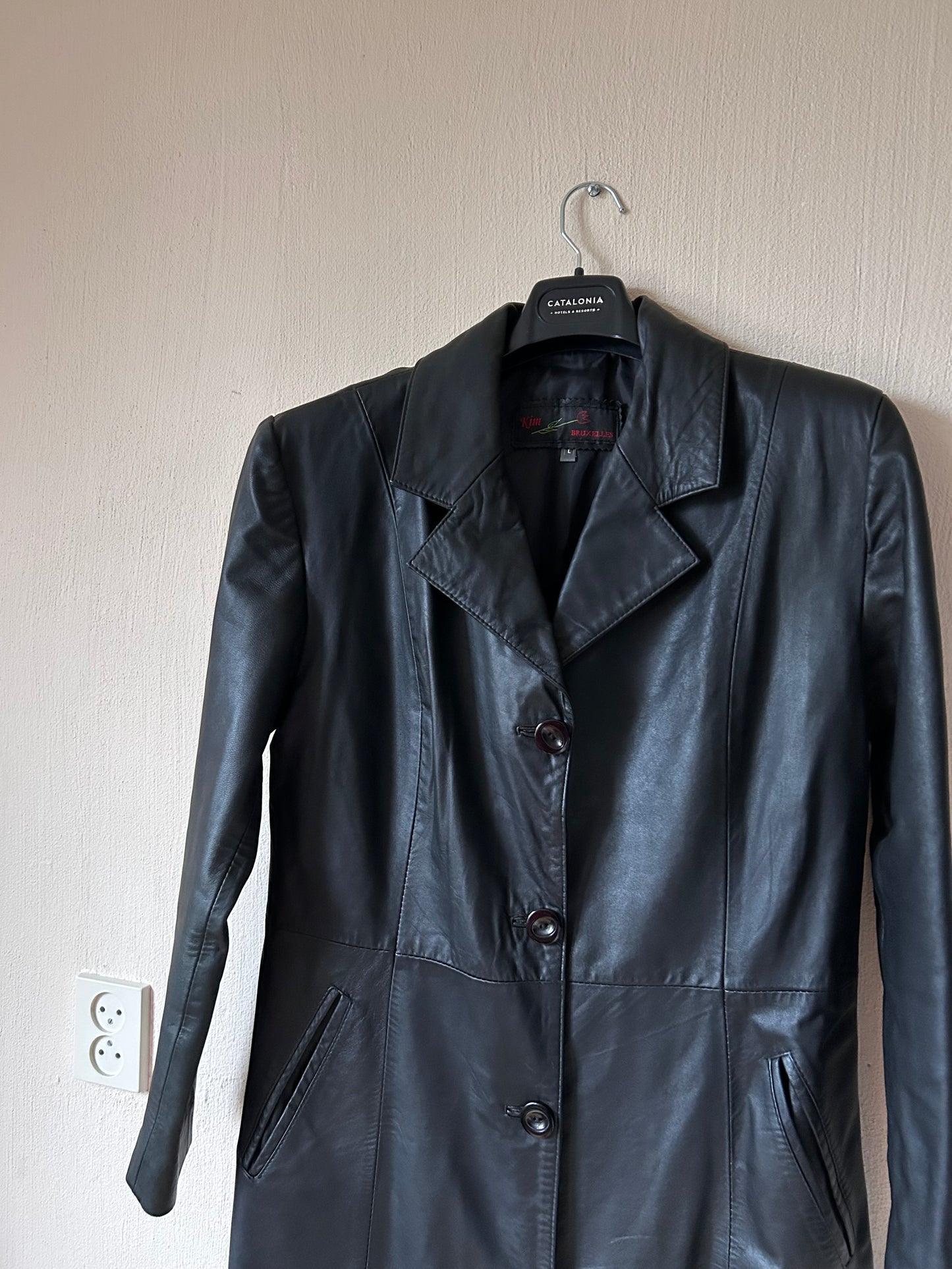 Vintage leather coat