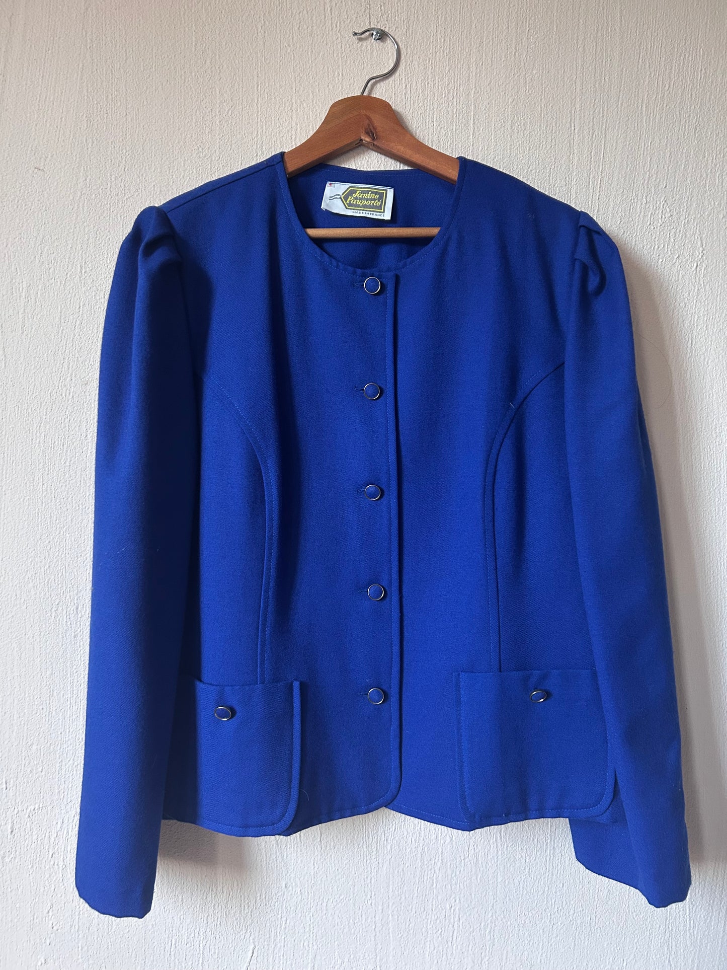 Lapelless vintage jacket