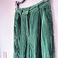 Pleated high waist wide leg trousers