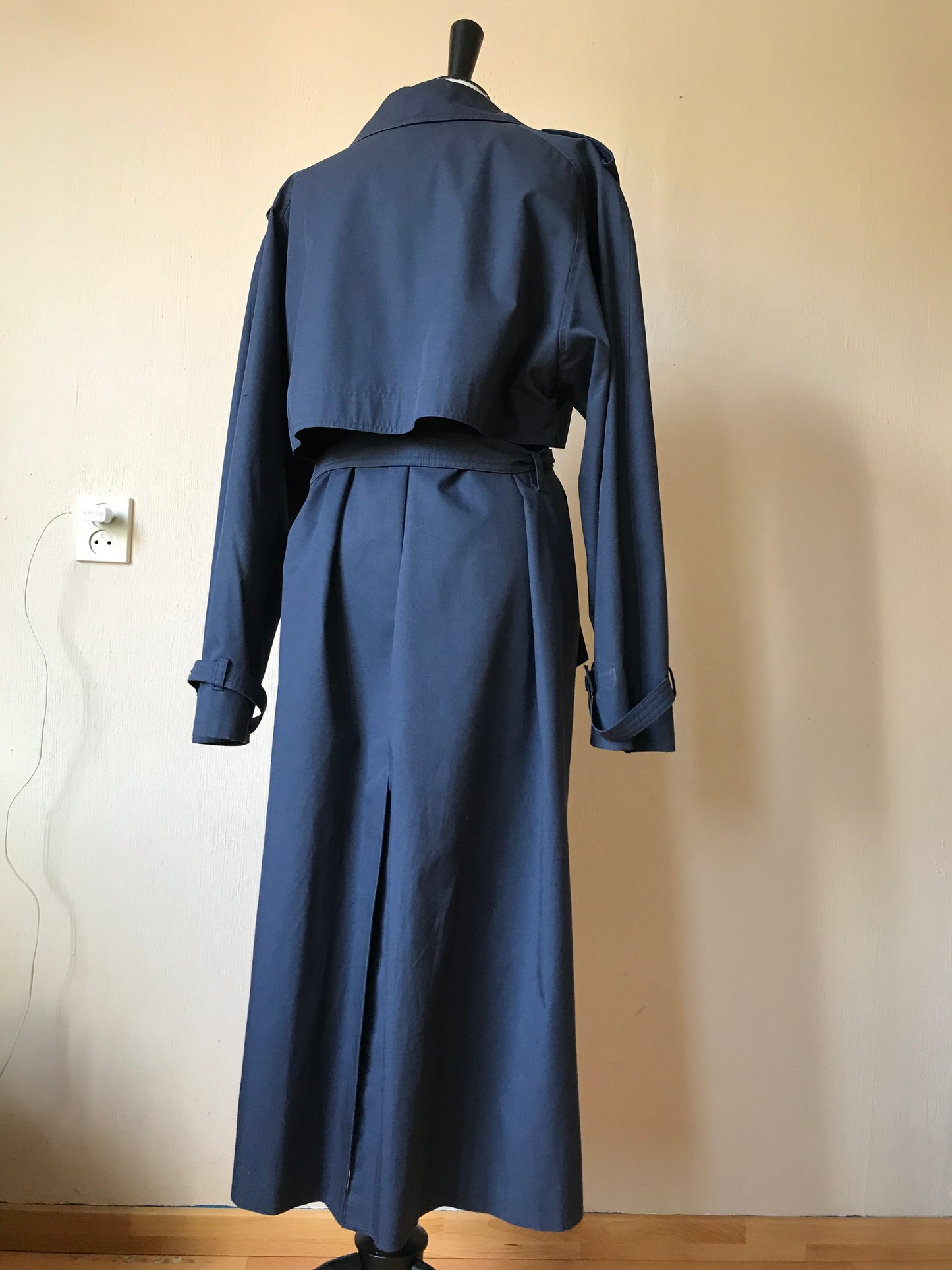 Vintage belted trench coat