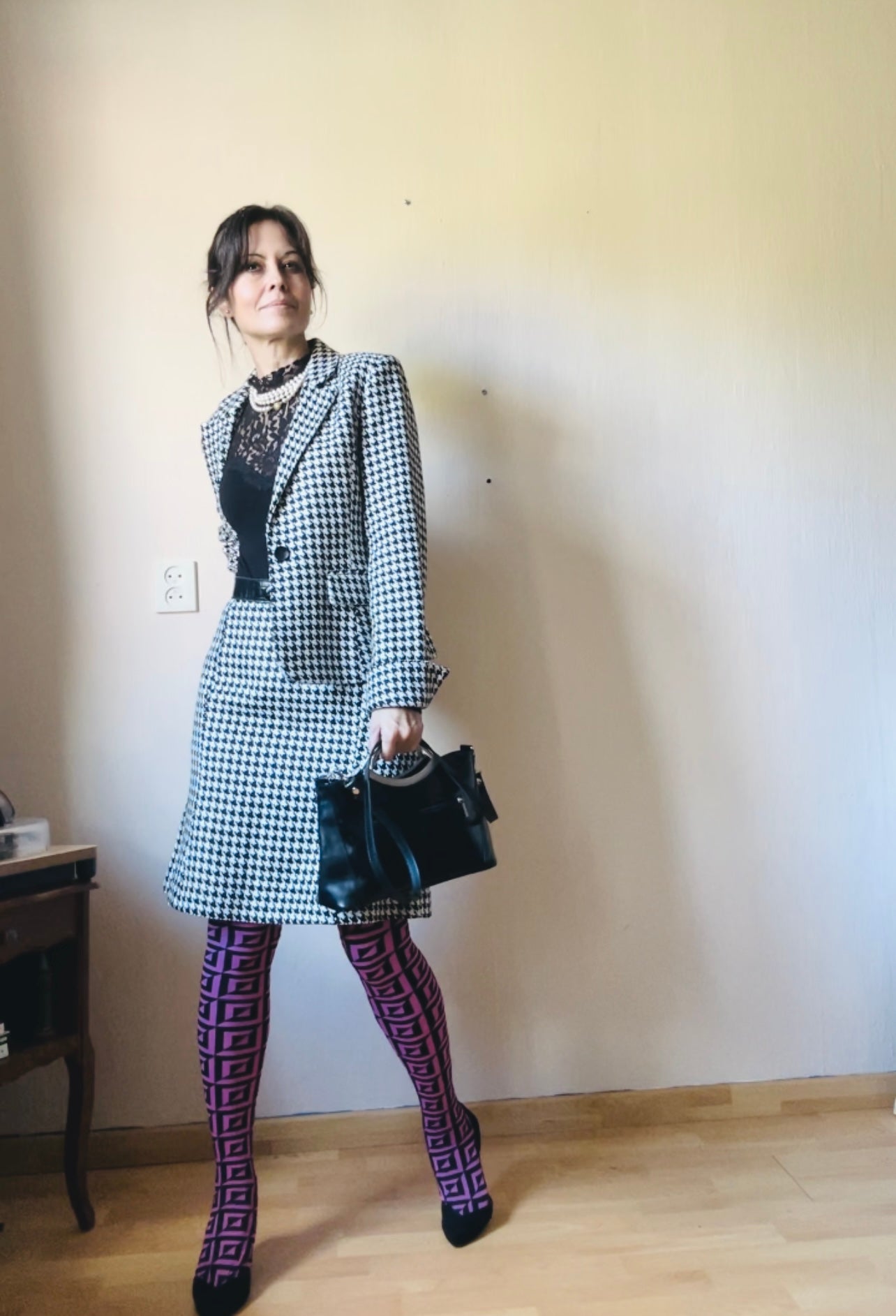 Houndstooth tailleur