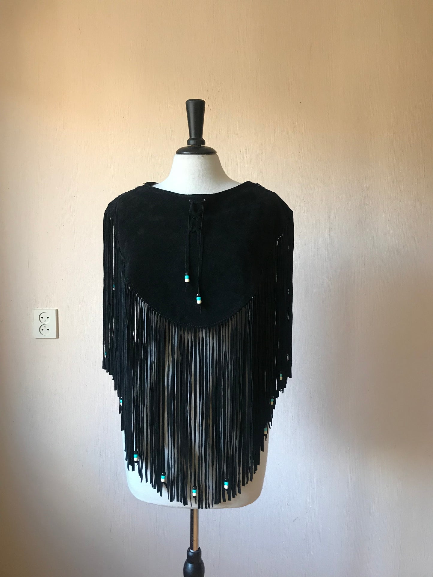 Suede fringe festival top