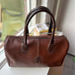 Vintage leather handbag