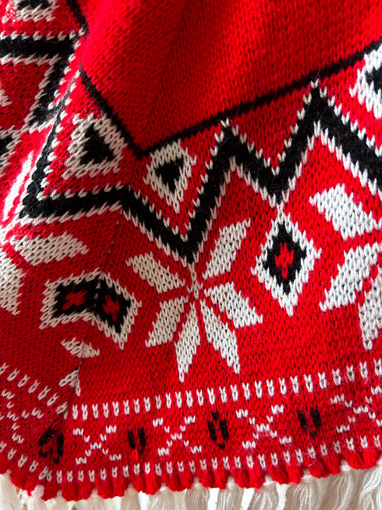 Christmas poncho