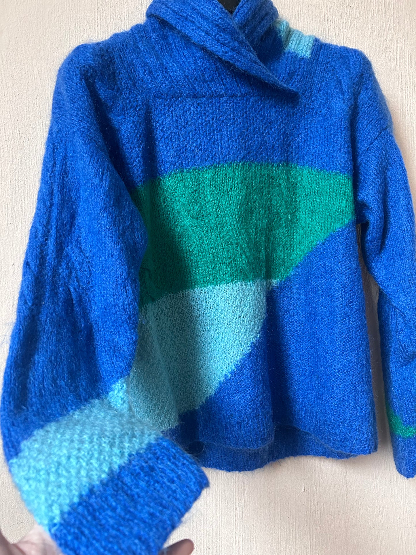 Hand knit sweater