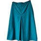 Single front pleat vintage midi skirt (S)