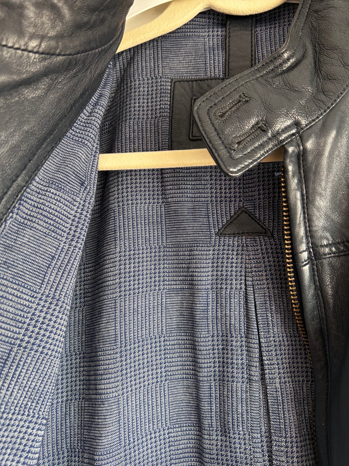 Massimo Dutti Leather jacket (Men-M)