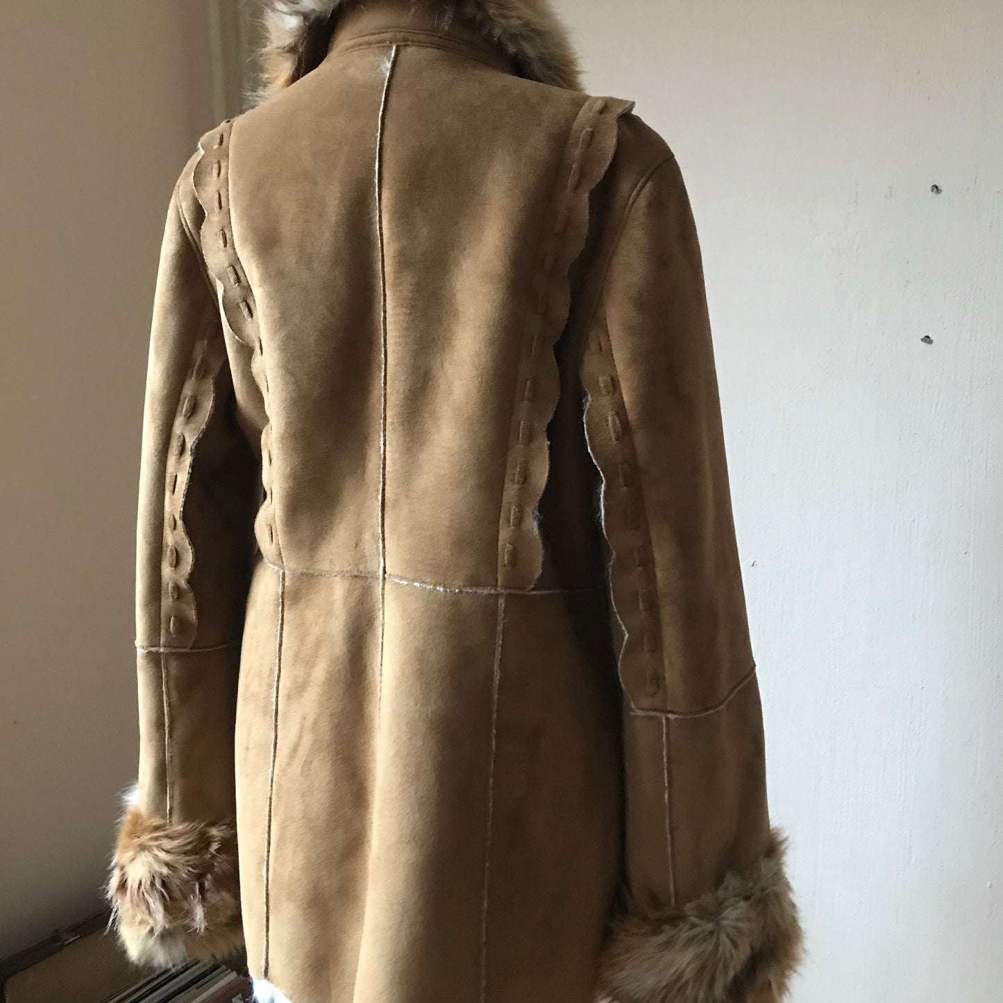 Balmain faux fur coat