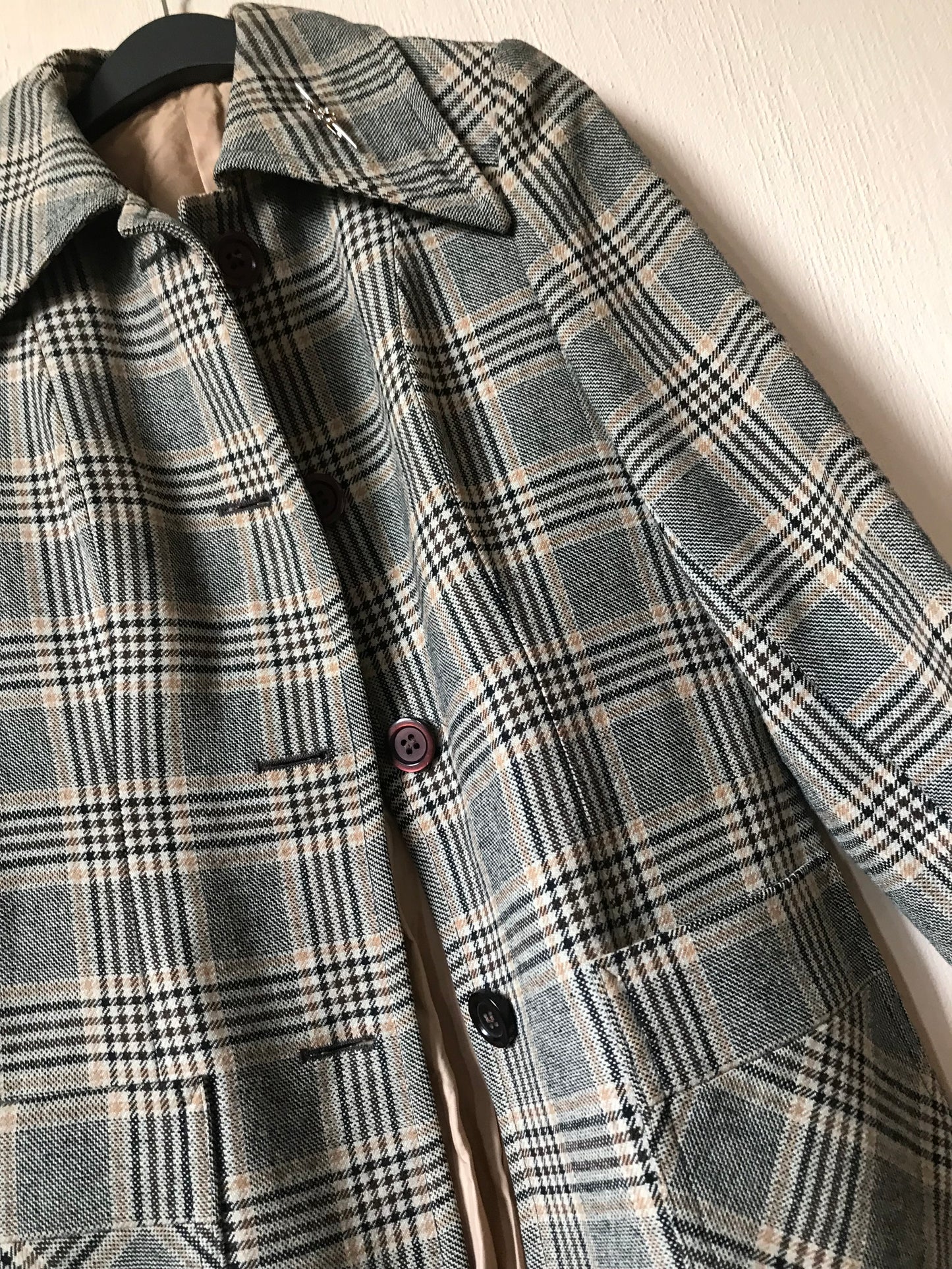 70s vintage tweed coat