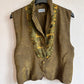 Single button vintage vest