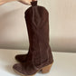 Suede Cowboy boots