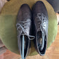 ⁠Calvin Klein Metallic Pewter / Silver Platform Oxford Derby Shoes⁠ 39
