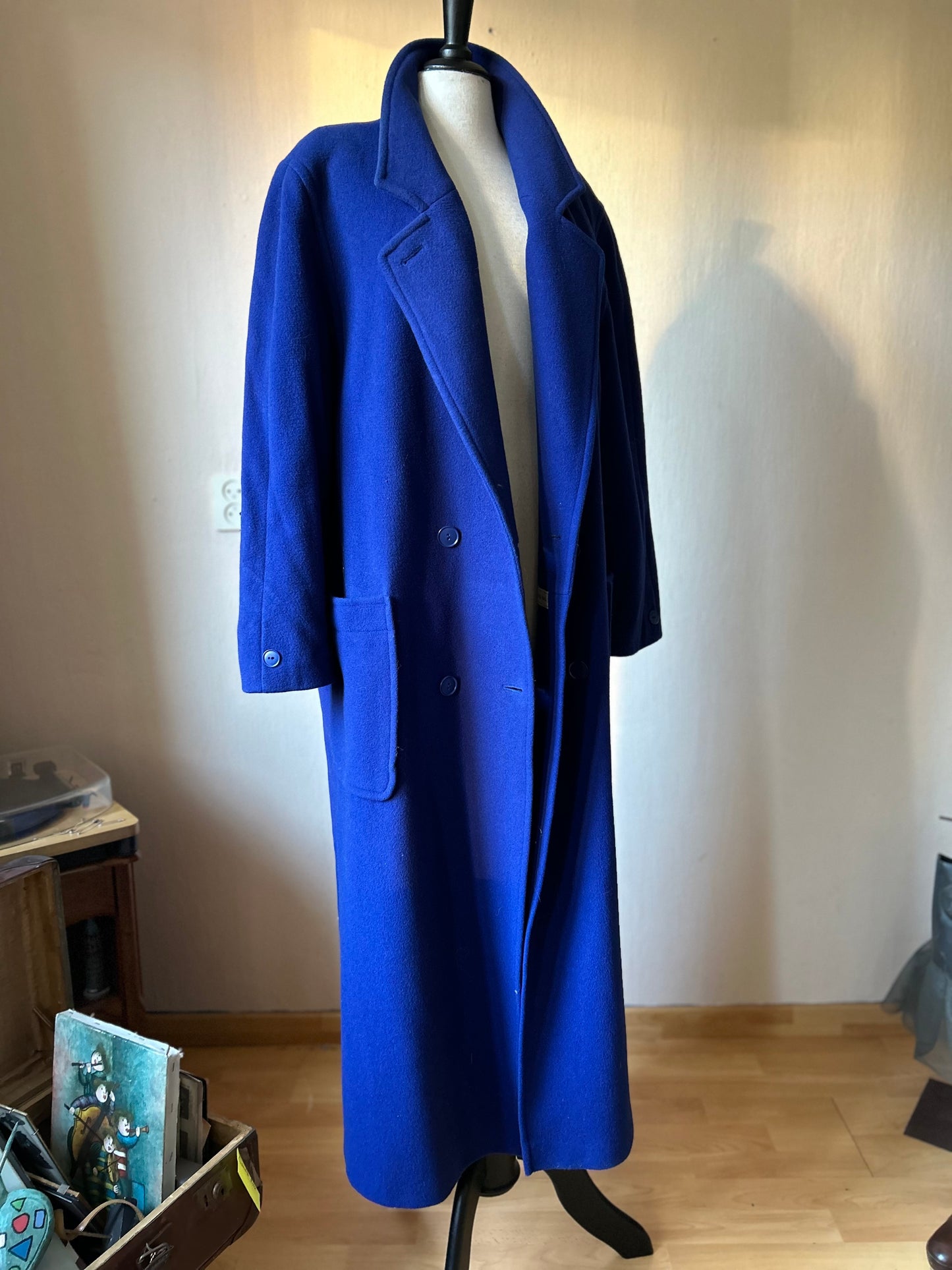 Vintage wool maxi coat