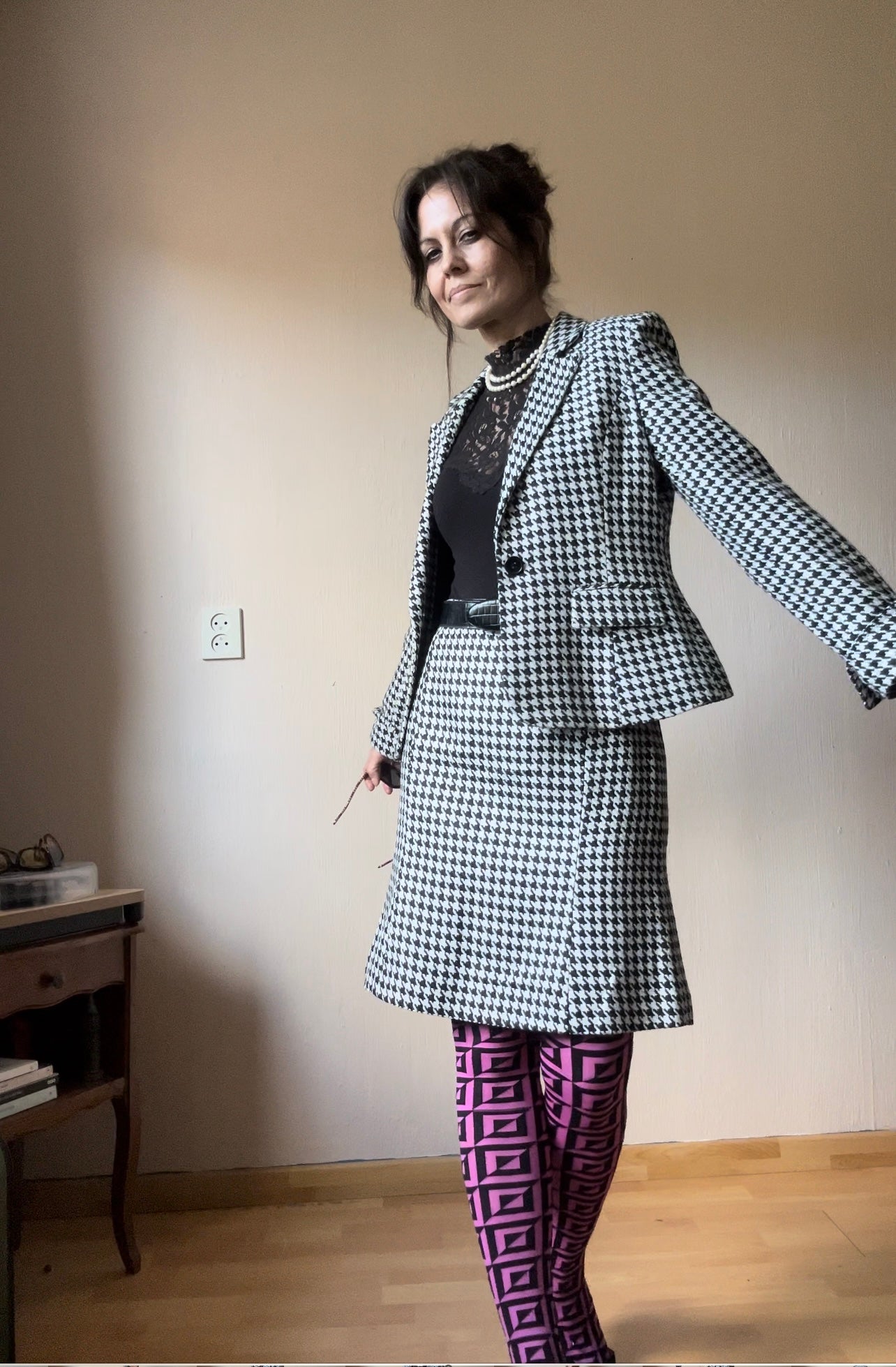 Houndstooth tailleur