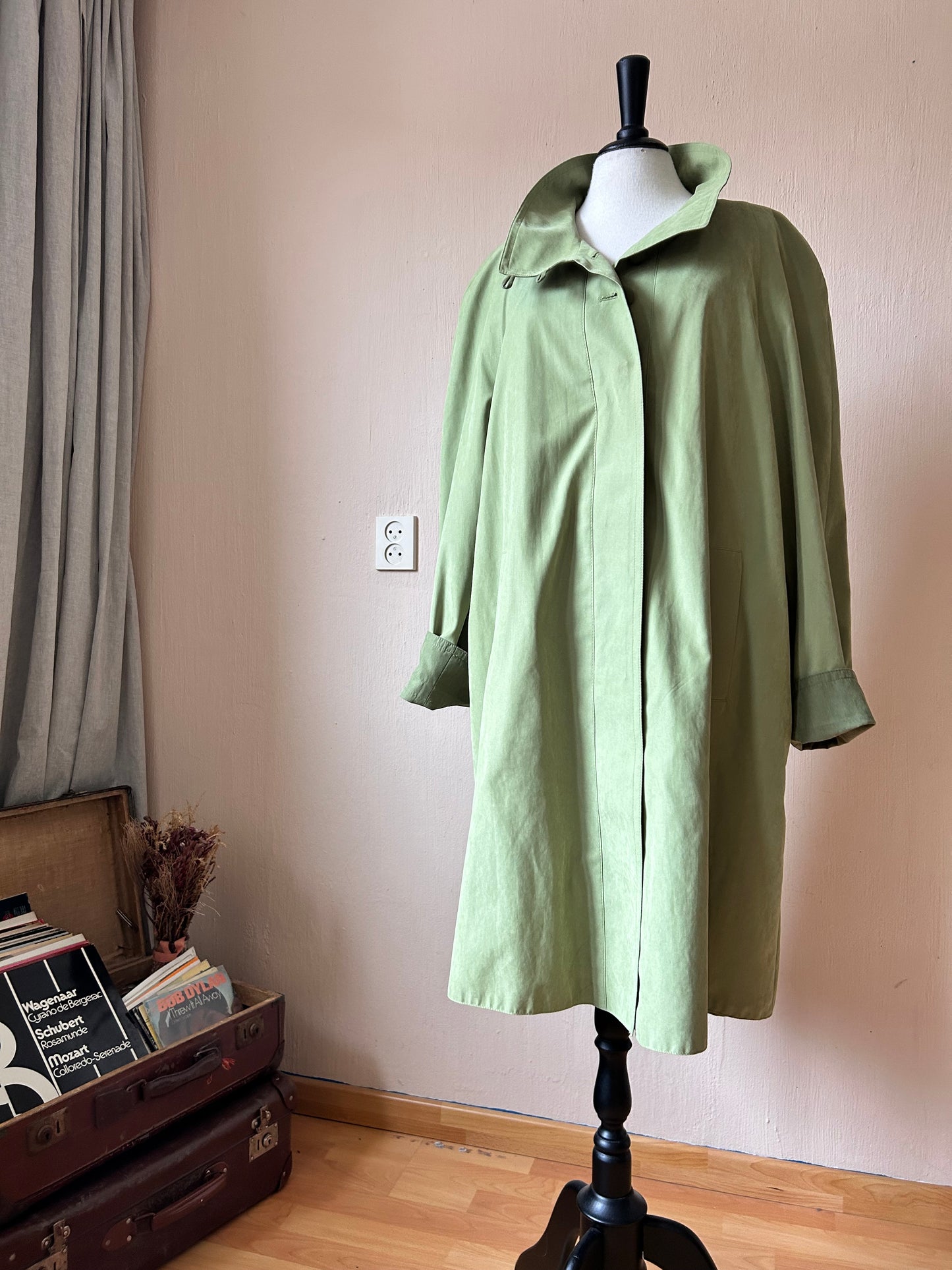 Vintage midi trench coat