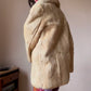 Fox fur vintage coat