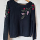 Embroidered sweater