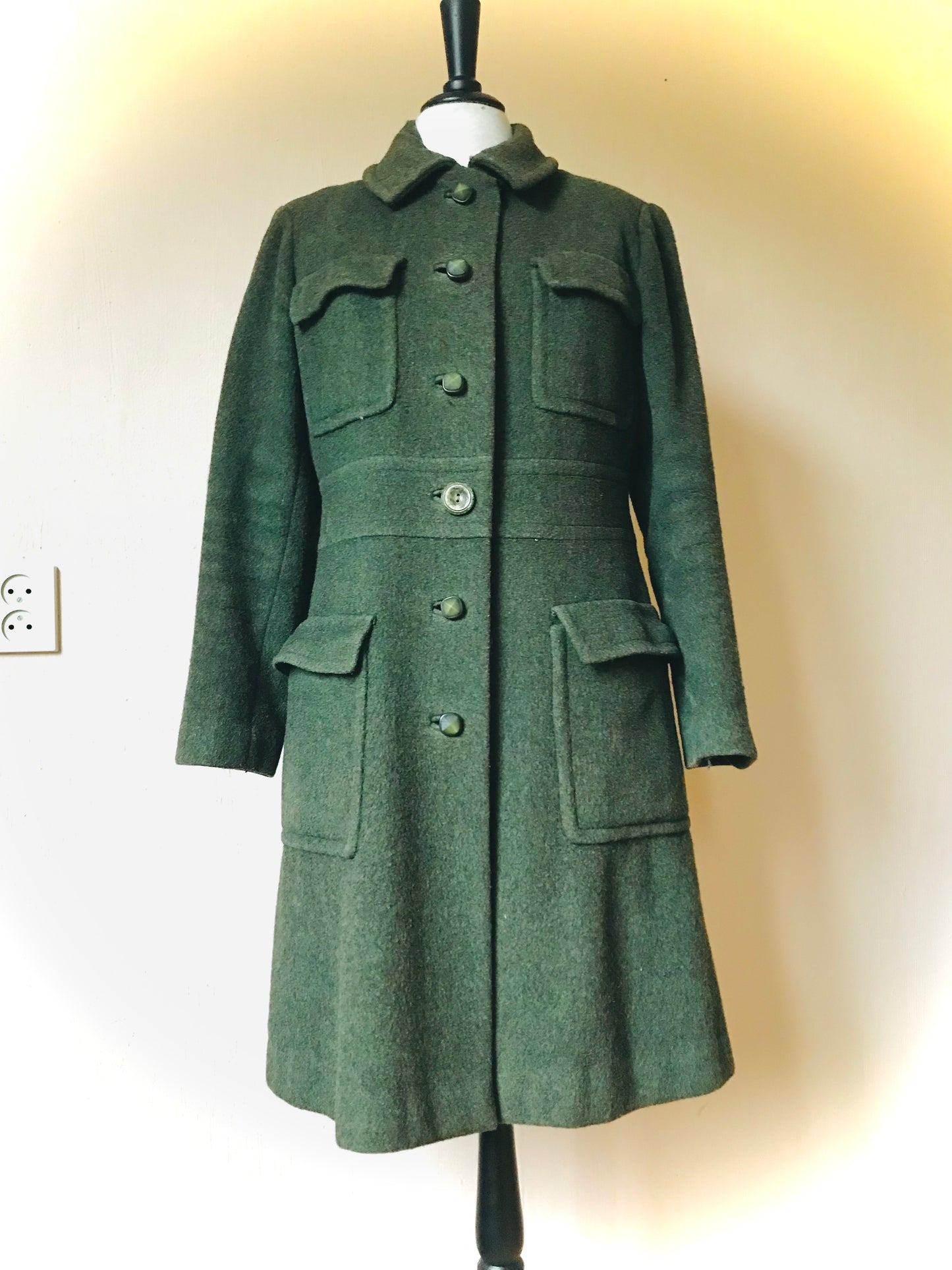 60s vintage  wool coat