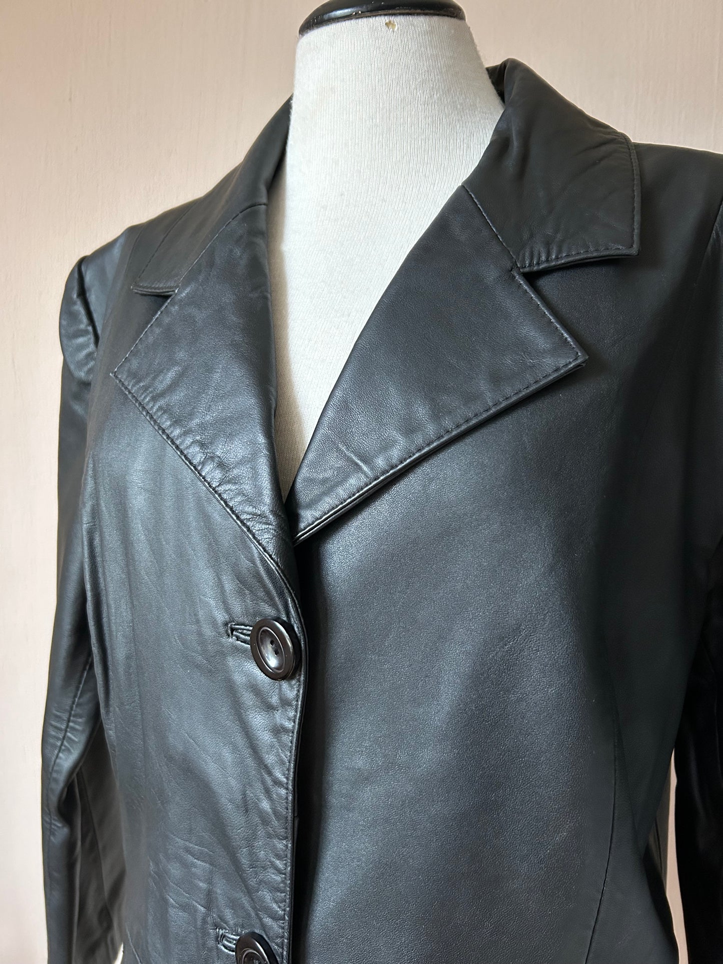 Vintage leather coat