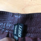 Vintage bordeaux leather pants