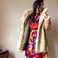 Fox fur vintage coat