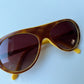 80s retro aviator sunglasses