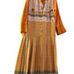 80s Vintage pleated dress