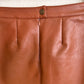 Faux leather skirt M