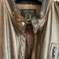 80s leather flight bomber jacket
