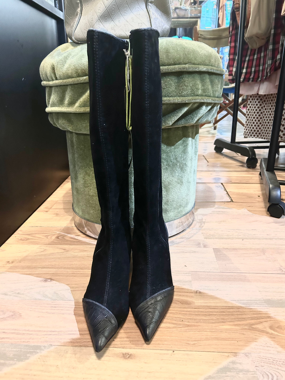 Miss Sixty knee high suede boots 37