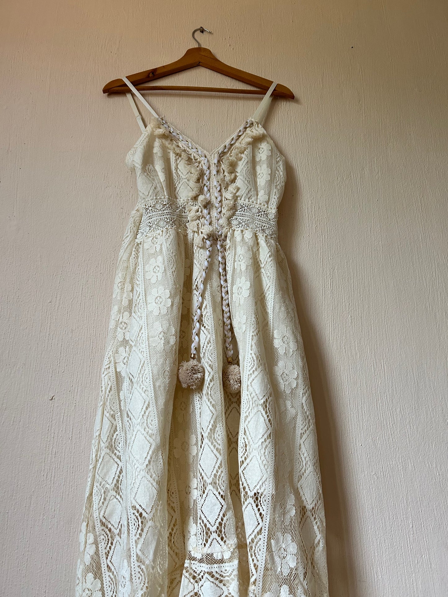 Full lace boho dress