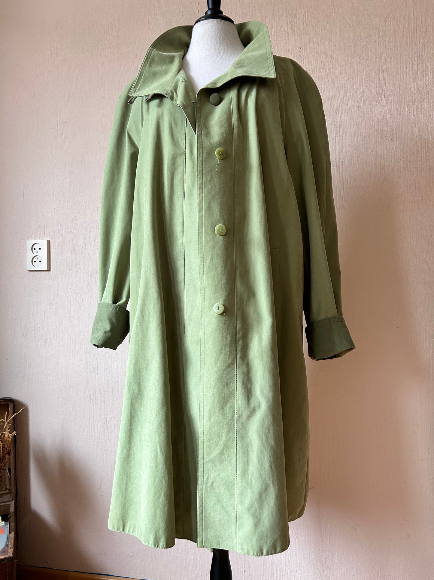 Vintage midi trench coat