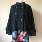 Rossella Carrara 100% Wool Embroidered Double-Breasted Coat