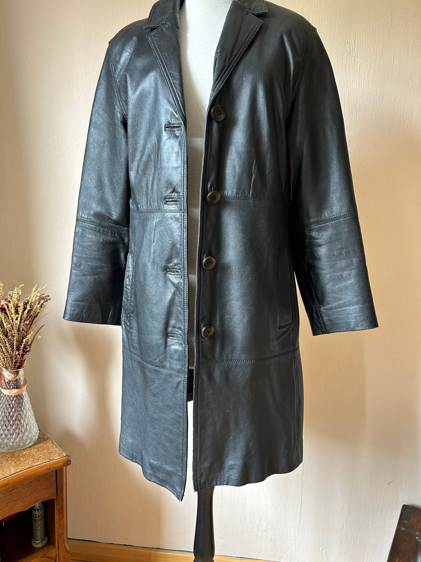 Black Leather coat