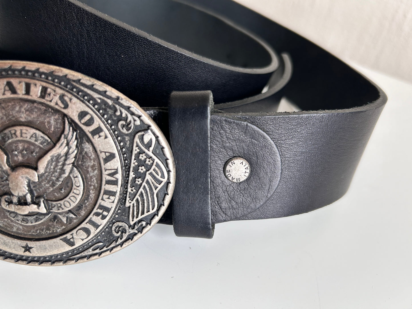 Vintage leather belt