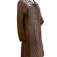 70s leather trench coat